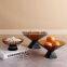 Wholesale colour luxury fruit bowl glass candy chocolate plate home decor