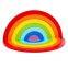 Custom educational Wooden Rainbow Puzzle Montessori Toy, Wooden Block Puzzle Games For Kids
