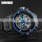 SKMEI 1341 newest digital watch stainless steel back multifunction watch 2 time zone watch