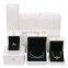 Luxury Gift Jewelry Packaging Boxes For Wedding Ring Necklace Bracelet packing Custom Logo Pu Leather Box Jewelry