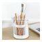 360-Degree Rotating Desk Plastic Organizer with 7 Compartments,Spinning Pencil Pen Holder