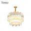 New Product Indoor Decoration Hotel Home Cafe Glass Luxury LED Chandelier