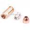 AUSO Universal Aluminum Auto Parts Brass Color Bullet Shape Manual Car Gear Knob Lever Gear Shifter Knob