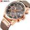 CURREN 8291 Men Quartz Movement Wristwatches Fashion&Casual Leather Band Alloy Case Auto Date man luxury watch