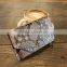 luxury genuine snake skin leather cow leather ladies bifold clutch wallet cheque book holder wallet