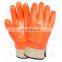 Heavy Duty Short Black PVC Chips Palm Coated Safety Work Gloves