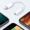 Адаптер для разъема наушников iPhone с лёгтнинговым разъёмом на двойной 35-мм разъём