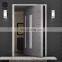 Aluminum front door design, middle swing door is durable and fireproof