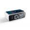 15W Fast Wireless Charging Stand LED Digital Display Alarm Clock with Phone Holder for Smartphones Output Power 5W 10W 15W