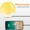 Wi-Fi Smart Wake-up Sunrise Alarm Clock Supporting App/Voice/Touch Control with Snooze and FM Radio Function, 7 color changeable