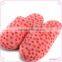 Dot pattern cute teenagers girls bedroom slippers autumn and winter to keep warm slippers