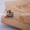brown color wooden flash usb with card shaped