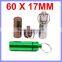 17mm Diameter Multi Function Emergency Box Pill Box Keychain Box Alumnium Box