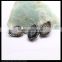 LFD-0096B Agate Geode Drusy Quartz Connector Beads, with Pave Crystal and Silver / Gold Foil / Abalone Shell Gemstone Druzy Bead