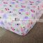 100% cotton baby cot fitted sheet