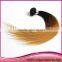 Fashionable Straight wave three colors gradient hair weaving cheap brazilian ombre hair weaving 3 tone cheap ombre Hair weave