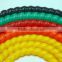 colorful PP/PE UV- resisit spiral cable sleeves