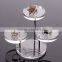 Fine Jewelry Display Acrylic Round Table Case Stand Holder
