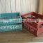 Vintage wooden beer crate box