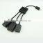 Manufacture price data cable micro usb otg adapter for mobile accesories