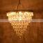 Antique Rustic Cristal Lampara Pendant Lights Round Chandelier Crystal Hanging Lighting Fixture CZ2532IR/10