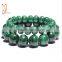 High quality natural stone bracelet malachite round beads bracelet jewelry