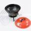 Outdoor camping apple shaped portable charcoal rotary bbq grill