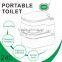 plastic material and toilet use mobile toilet