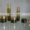 Fancy Glass Cream Jars and Bottles W