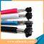 Monopod selfie stick wireless extendable bluetooth shutter button with rechargeable zoom