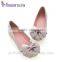  China supplier 2015 women flat shoes,ladies elegant flat shoes,lace material flat shoes