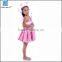 Halloween kids hot pink dress for performance