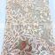 New products sequine lace /fashion white bridal embroidered tulle lace fabric / dubai french lace