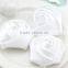 3.5cm Fabric Satin Rose Flower,White Fabric Wedding Flower