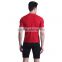 custom round collar short sleeve high quality red cycling tshirt