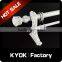 KYOK windows decorative luxury white curtain rod,factory wholesale double pole curtain rods