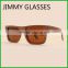 JM407 Natural Zebra Wood Frame Brown Polarized UV400 Lenses Kids Wooden Sunglasses