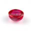 high quality synthetic round shape red ruby cabochon