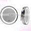 15cm LED Metal magnifying bathroom makeup mirror, General electric metal makeup mirror,