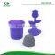 Silicone leave style stainless steel 18/8 tea infuser,water bottle tea strainer with silicone