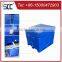 Fish carrier cooler for storage, extra-large insulated fish bin, plastic container for holding fish