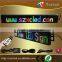 P6-16x128RGB full color double line programmble moving led sign with wireless