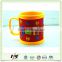 Kids logo design custom gift PVC ceramic coffee mug