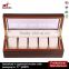 5 slots luxury solid wood lacquered custom watch box for watches storage