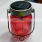 Romantic wedding decoration gift hanging red solar led light mason jar