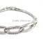 interlocking bangle with unique design solid bangle fashion bracelet