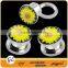 TP01417 Stainless steel sunflower ear plug piercing body piercing jewelry