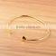 Korean Fashion Double Heart Gold Plated Bracelet