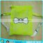 Silk screen soft velour printing green color custom beach towel bag and towel fabric shoulder belt                        
                                                Quality Choice