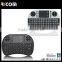 wireless keyboard with mouse touch pad,wireless air mouse with keyboard for smart tv--T2--Shenzhen Ricom